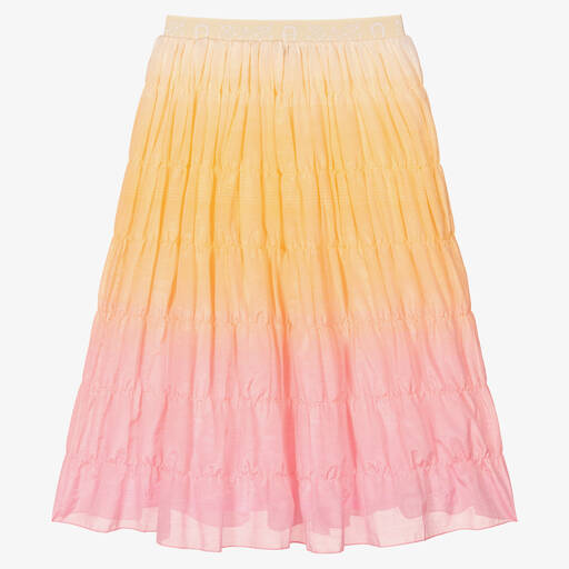 AIGNER-Teen Girls Orange & Pink Ombré Skirt | Childrensalon Outlet