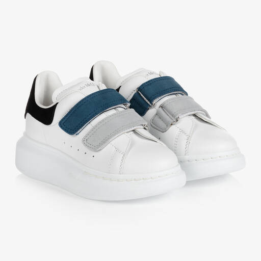 Alexander McQueen-Boys White Oversized Trainers | Childrensalon Outlet