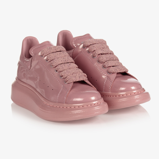 Alexander McQueen-Pink Oversized Trainers | Childrensalon Outlet