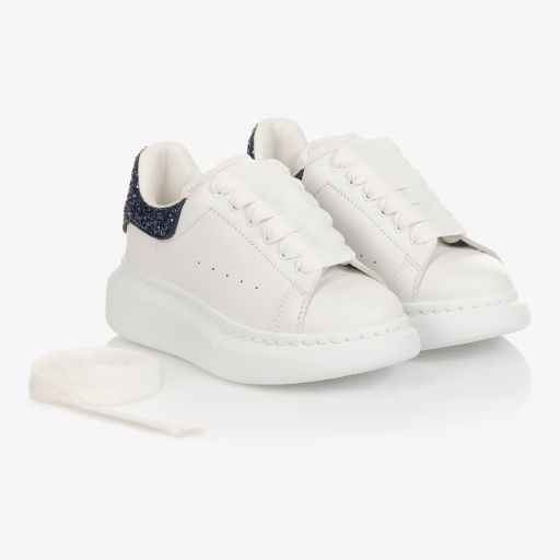 Alexander McQueen-Weiße Oversize-Sneakers | Childrensalon Outlet