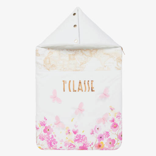 Alviero Martini-Girls White Floral Butterfly Nest | Childrensalon Outlet