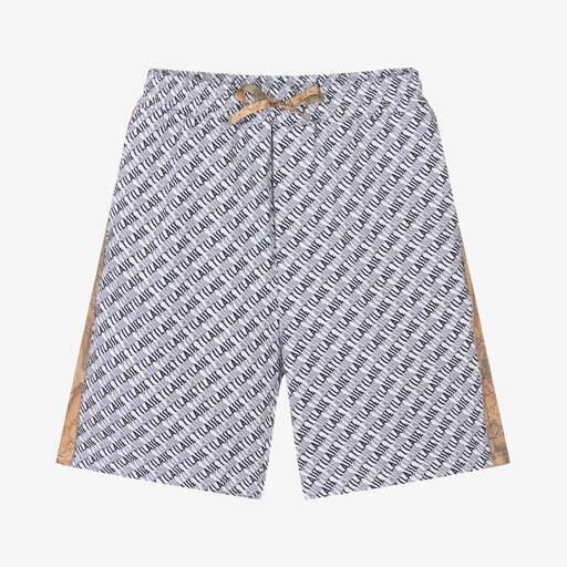 Alviero Martini-Teen Boys 1a Classe Logo Cotton Shorts | Childrensalon Outlet