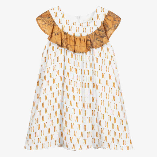 Alviero Martini-White & Beige 1a Classe Dress | Childrensalon Outlet