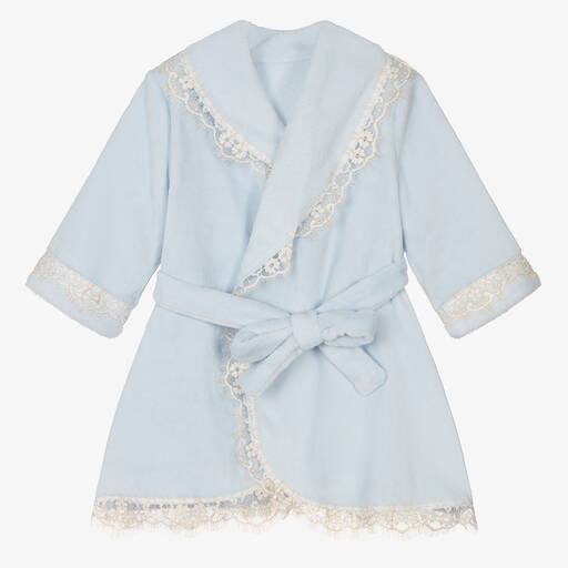 AMIKI Children-Girls Blue Dressing Gown | Childrensalon Outlet