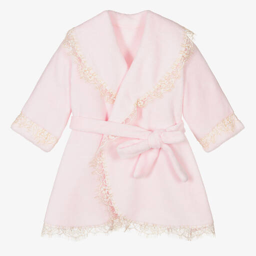 AMIKI Children-Girls Pink Dressing Gown | Childrensalon Outlet