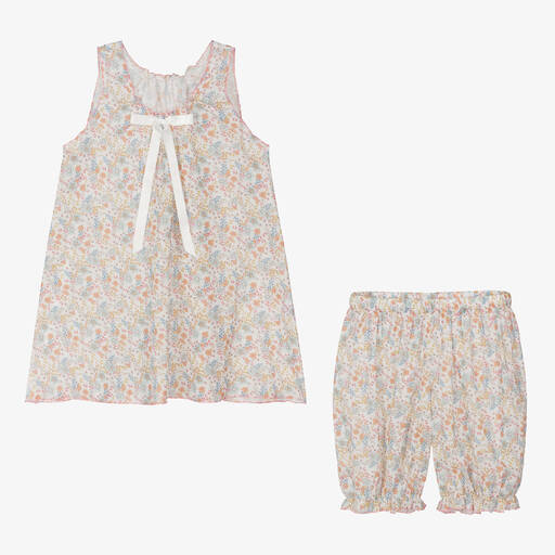 AMIKI Children-Teen Girls Floral Cotton Short Pyjamas | Childrensalon Outlet