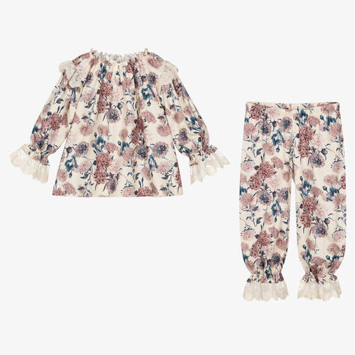 AMIKI Children-Teen Girls Floral Pyjamas | Childrensalon Outlet