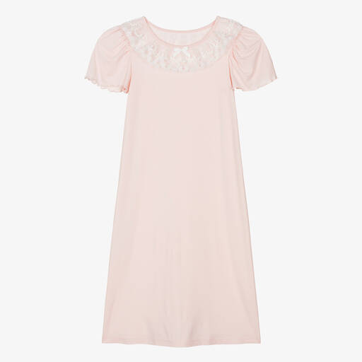 AMIKI Children-Teen Girls Pale Pink Micromodal Nightie | Childrensalon Outlet