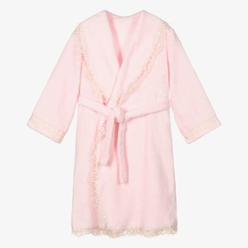 AMIKI Children-Teen Girls Pink Dressing Gown | Childrensalon Outlet