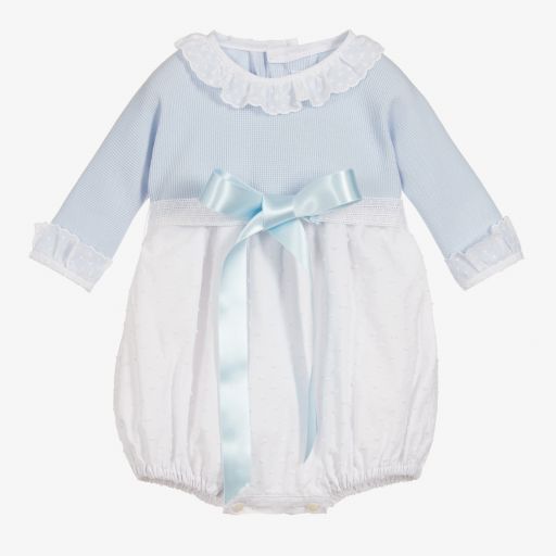 Ancar-Blue & White Baby Shortie  | Childrensalon Outlet