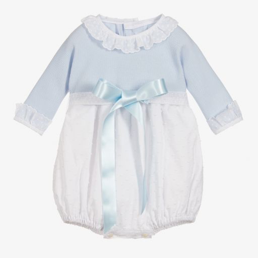 Ancar-Blue & White Baby Shortie  | Childrensalon Outlet