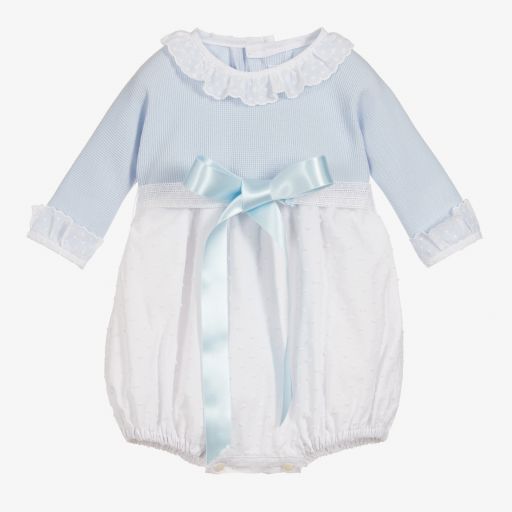 Ancar-Baby-Spieler in Blau & Weiß  | Childrensalon Outlet