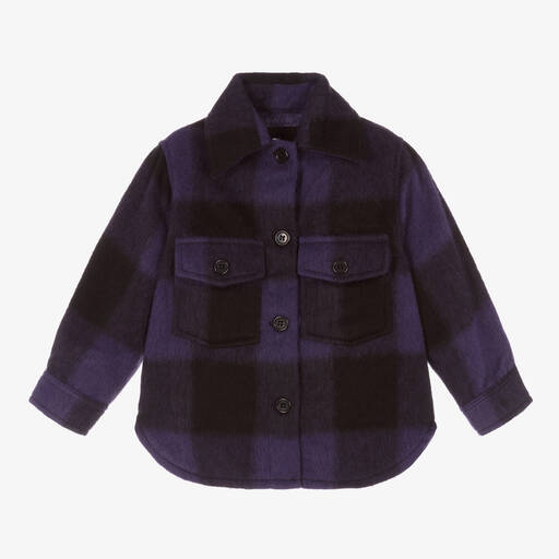 Andorine-Girls Purple & Black Jacket | Childrensalon Outlet