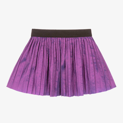 Andorine-Girls Purple Pleated Skirt | Childrensalon Outlet