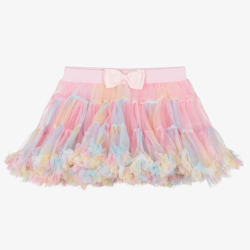 Angel's Face-Baby Girls Pink Rainbow Tutu Skirt | Childrensalon Outlet