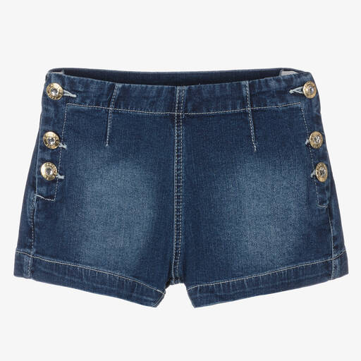 Angel's Face-Girls Indigo Blue Denim Shorts | Childrensalon Outlet