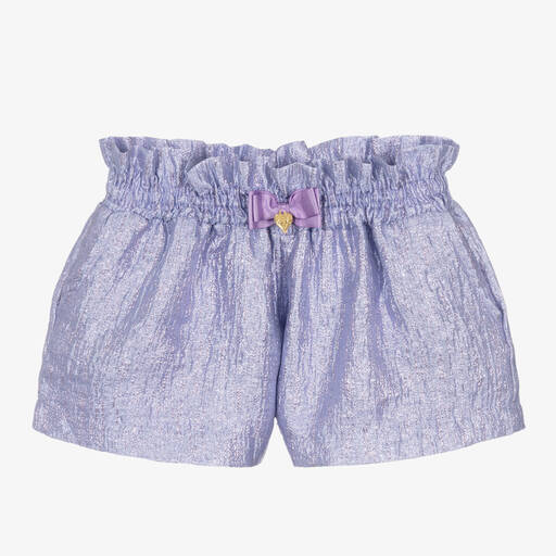 Angel's Face-Girls Lilac Purple Jacquard Shorts | Childrensalon Outlet