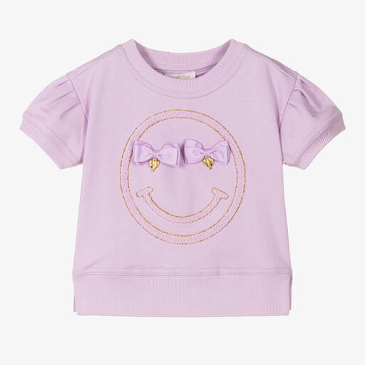 Angel's Face-Girls Lilac Purple Jersey T-Shirt | Childrensalon Outlet