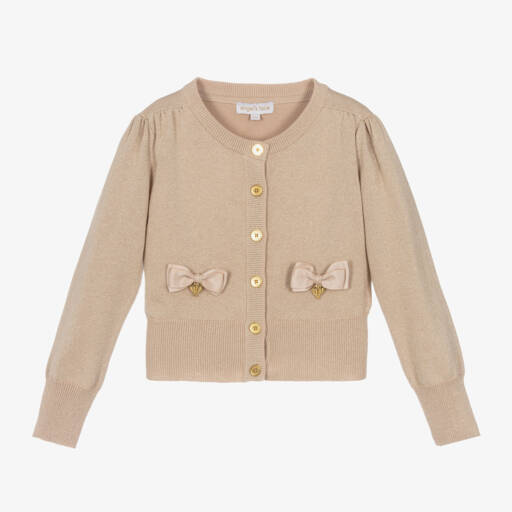 Angel's Face-Girls Metallic Cotton Knit Cardigan | Childrensalon Outlet