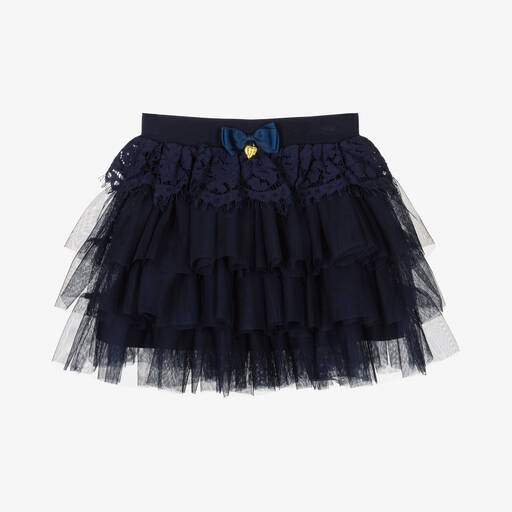 Angel's Face-Tutu bleu marine à dentelle fille | Childrensalon Outlet