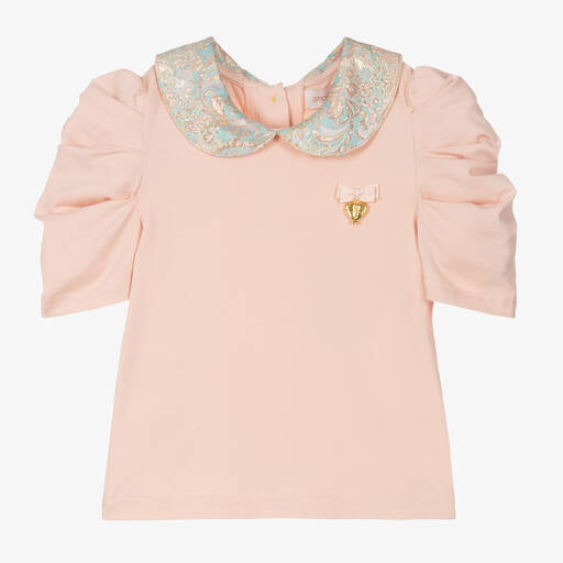 Angel's Face-Girls Pink Cotton Jersey Blouse | Childrensalon Outlet