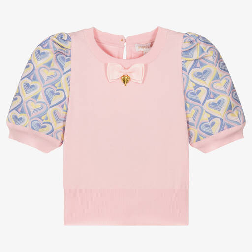 Angel's Face-Girls Pink Cotton Knit Top | Childrensalon Outlet
