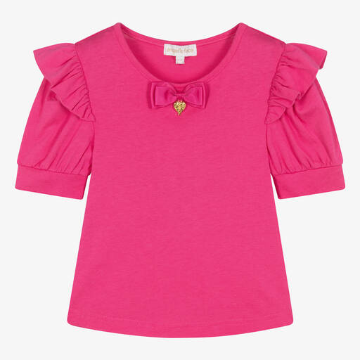 Angel's Face-Girls Pink Cotton & Modal T-Shirt | Childrensalon Outlet