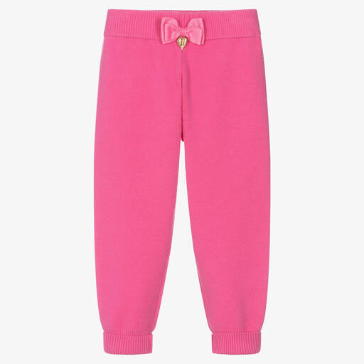 Angel's Face-Girls Pink Knitted Joggers | Childrensalon Outlet