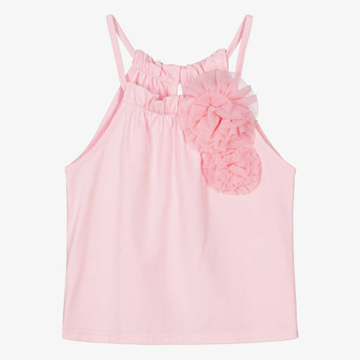 Angel's Face-Girls Soft Pink Jersey Tank | Childrensalon Outlet