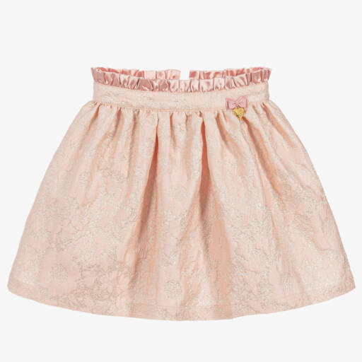 Angel's Face-Розово-золотистая жаккардовая юбка | Childrensalon Outlet