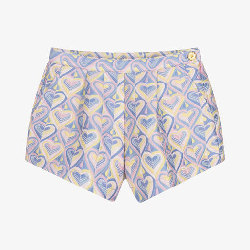 Angel's Face-Teen Girls Pink & Blue Jacquard Shorts | Childrensalon Outlet