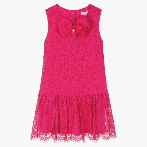Angel's Face-Teen Girls Pink Cotton Lace Dress | Childrensalon Outlet