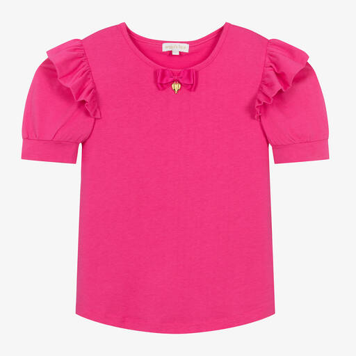 Angel's Face-Teen Girls Pink Cotton & Modal T-Shirt | Childrensalon Outlet