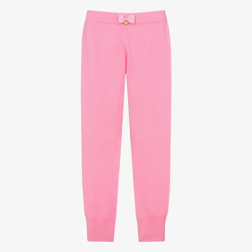 Angel's Face-Teen Girls Pink Knitted Joggers | Childrensalon Outlet