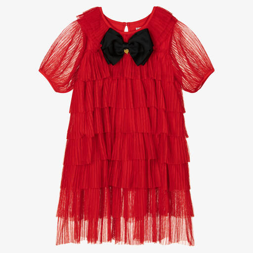 Angel's Face-Красное платье из тюля для девочек-подростков | Childrensalon Outlet
