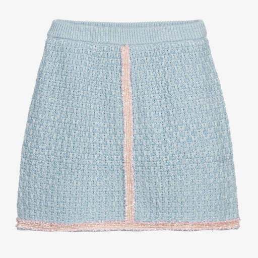 Angel's Face-Teen Girls Soft Blue Knit Skirt | Childrensalon Outlet
