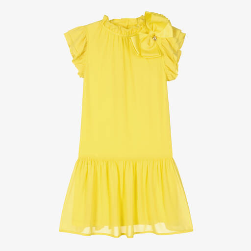 Angel's Face-Teen Girls Yellow Chiffon Dress  | Childrensalon Outlet