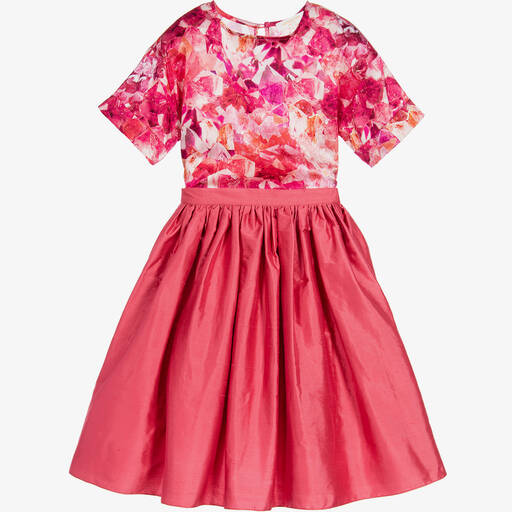 Aristocrat Kids-Girls Silk Blouse & Skirt Set | Childrensalon Outlet