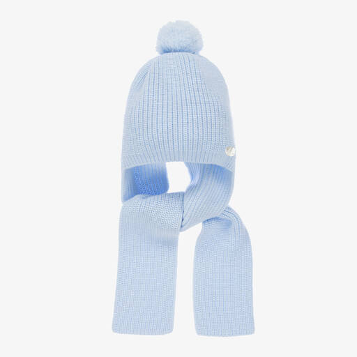 Artesanía Granlei- Bonnet-écharpe bleu | Childrensalon Outlet