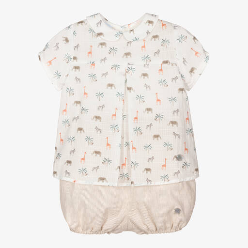 Artesanía Granlei-Ensemble short coton et lin garçon | Childrensalon Outlet