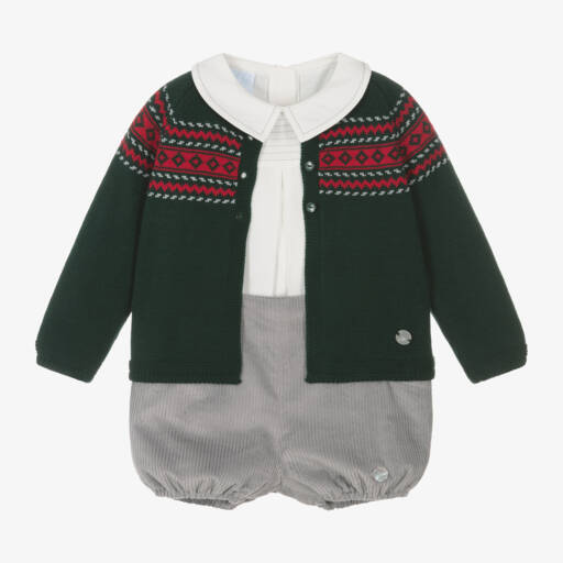 Artesanía Granlei-Boys Corduroy Shorts Outfit | Childrensalon Outlet