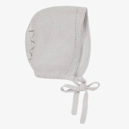 Artesanía Granlei-Boys Grey Soft Knit Cap | Childrensalon Outlet