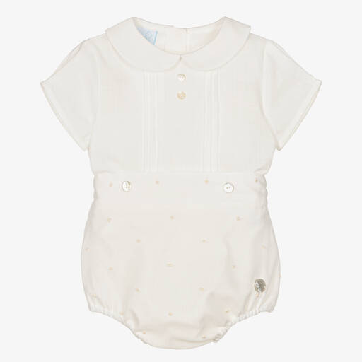 Artesanía Granlei-بِدلة رسمية قطن لون عاجي للأولاد | Childrensalon Outlet