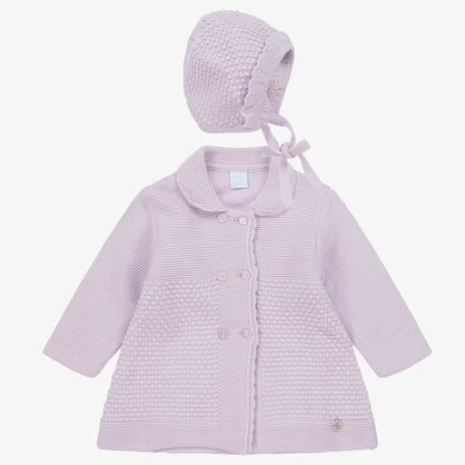 Artesanía Granlei-Ensemble manteau violet Fille | Childrensalon Outlet