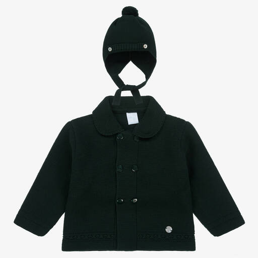 Artesanía Granlei-Ensemble manteau vert Bébé | Childrensalon Outlet