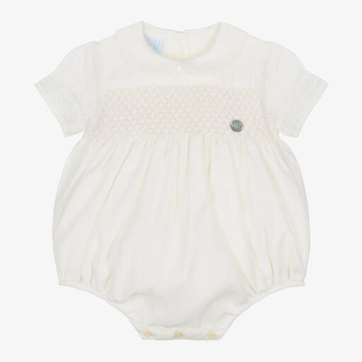 Artesanía Granlei-Кремовый песочник из органзы со сборками для малышей | Childrensalon Outlet