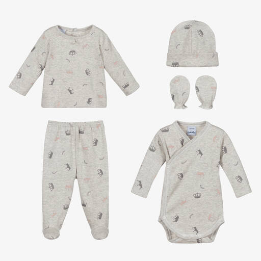 Babidu-5 Piece Babysuit Gift Set | Childrensalon Outlet