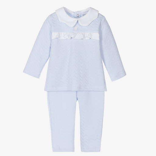 Babidu-Survêtement coton bleu Bébé fille | Childrensalon Outlet