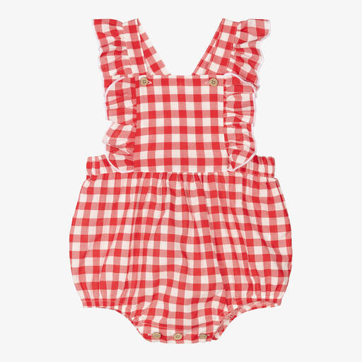 Babidu-Песочник в красную клетку | Childrensalon Outlet