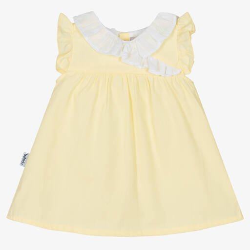 Babidu-Baby Girls Yellow Dress | Childrensalon Outlet
